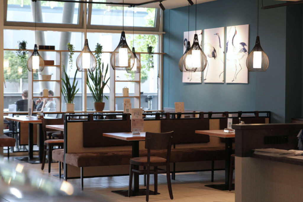 Asiatisches Restaurant Inneneinrichtung